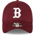 kepure-islenkta-raudona-priglundanti-39thirty-cord-boston-red-sox-mlb-new-era