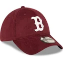 kepure-islenkta-raudona-priglundanti-39thirty-cord-boston-red-sox-mlb-new-era