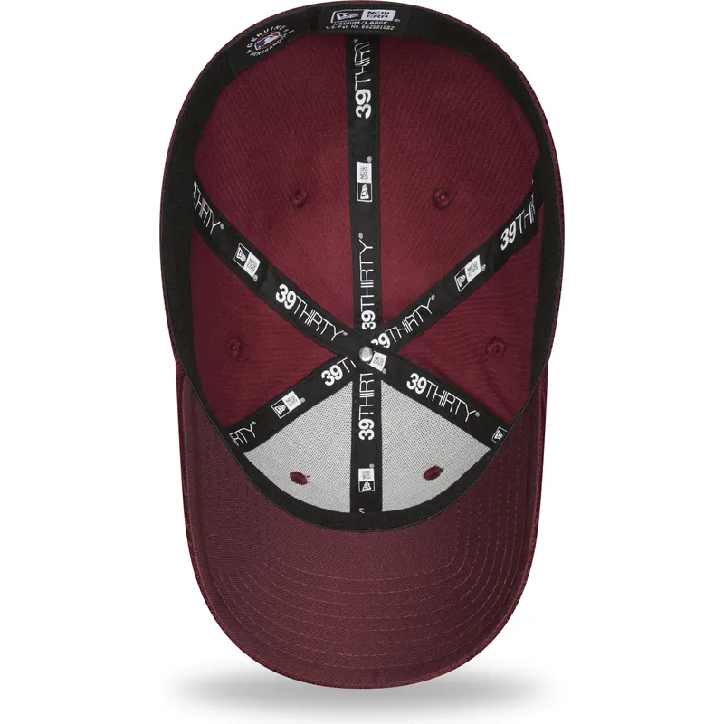 kepure-islenkta-raudona-priglundanti-39thirty-cord-boston-red-sox-mlb-new-era