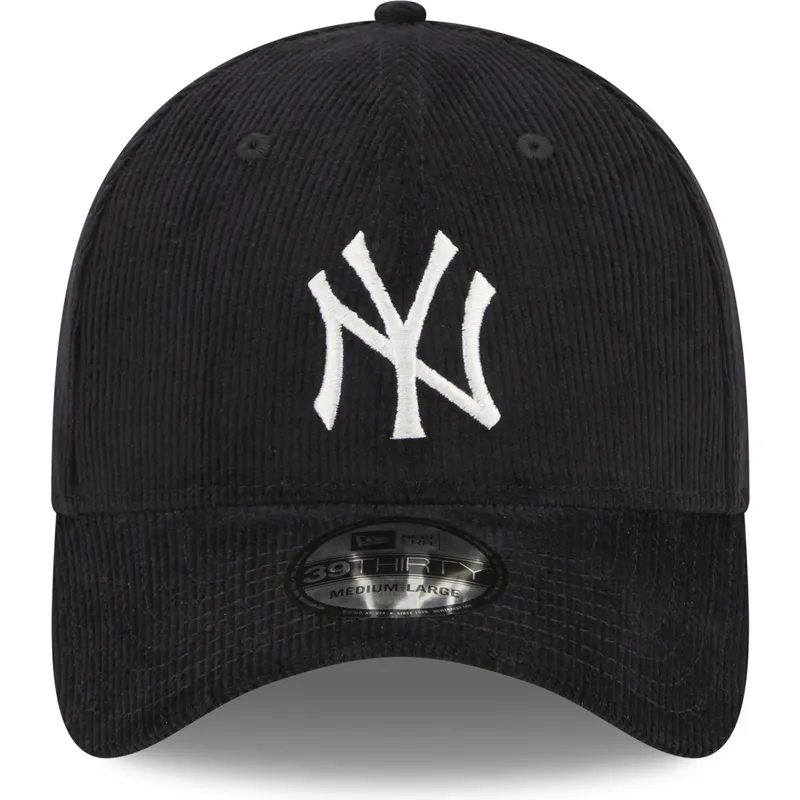 kepure-islenkta-tamsiai-melyna-priglundanti-39thirty-cord-new-york-yankees-mlb-new-era