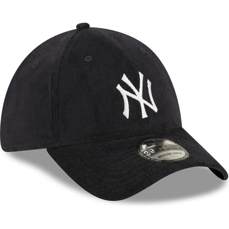 kepure-islenkta-tamsiai-melyna-priglundanti-39thirty-cord-new-york-yankees-mlb-new-era