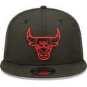 kepure-plokscia-juoda-snapback-9fifty-neon-pack-chicago-bulls-nba-new-era