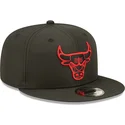 kepure-plokscia-juoda-snapback-9fifty-neon-pack-chicago-bulls-nba-new-era