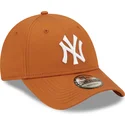 kepure-islenkta-ruda-reguliuojamas-9forty-league-essential-new-york-yankees-mlb-new-era