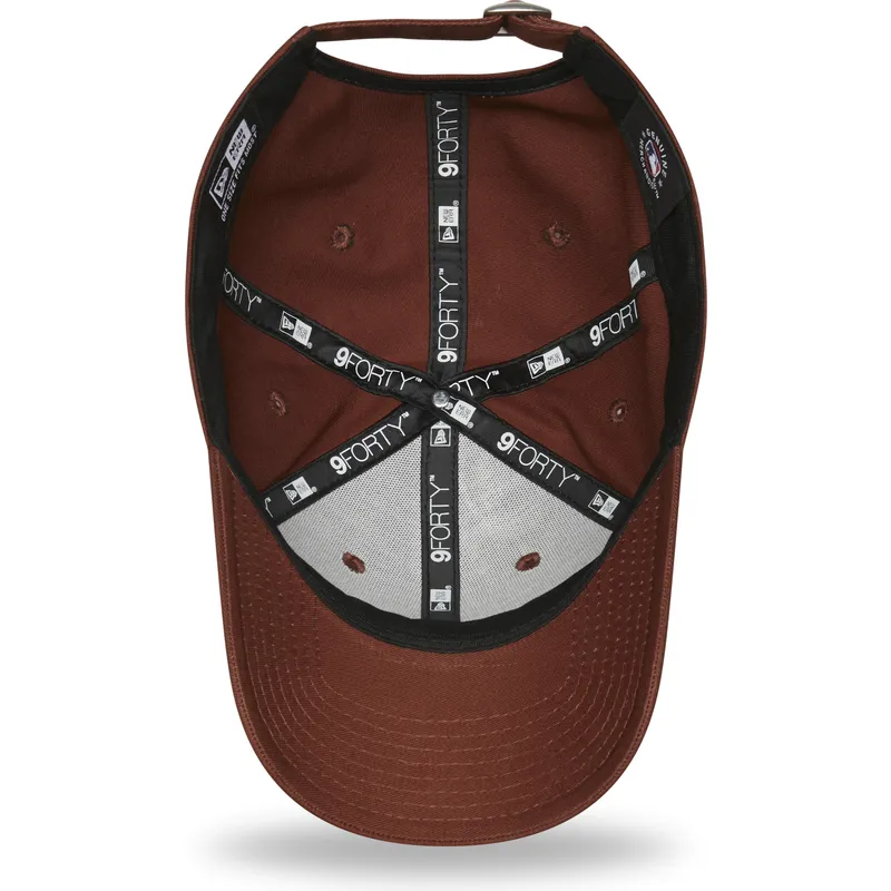 kepure-islenkta-ruda-reguliuojamas-9forty-league-essential-new-york-yankees-mlb-new-era