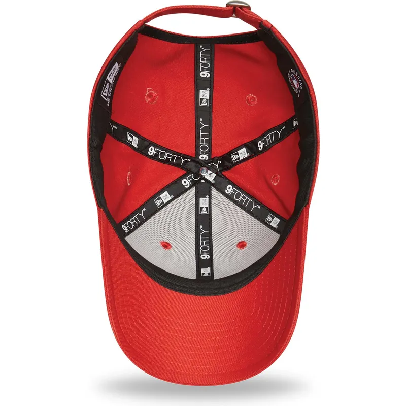kepure-islenkta-raudona-reguliuojamas-9forty-seasonal-infill-new-york-yankees-mlb-new-era