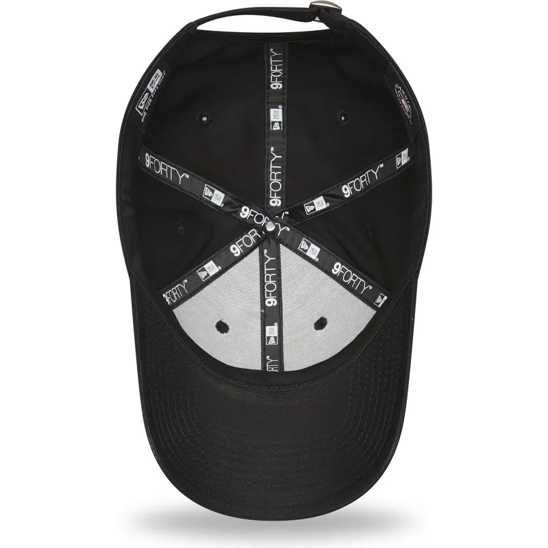 kepure-islenkta-juoda-reguliuojamas-9forty-league-essential-chicago-white-sox-mlb-new-era