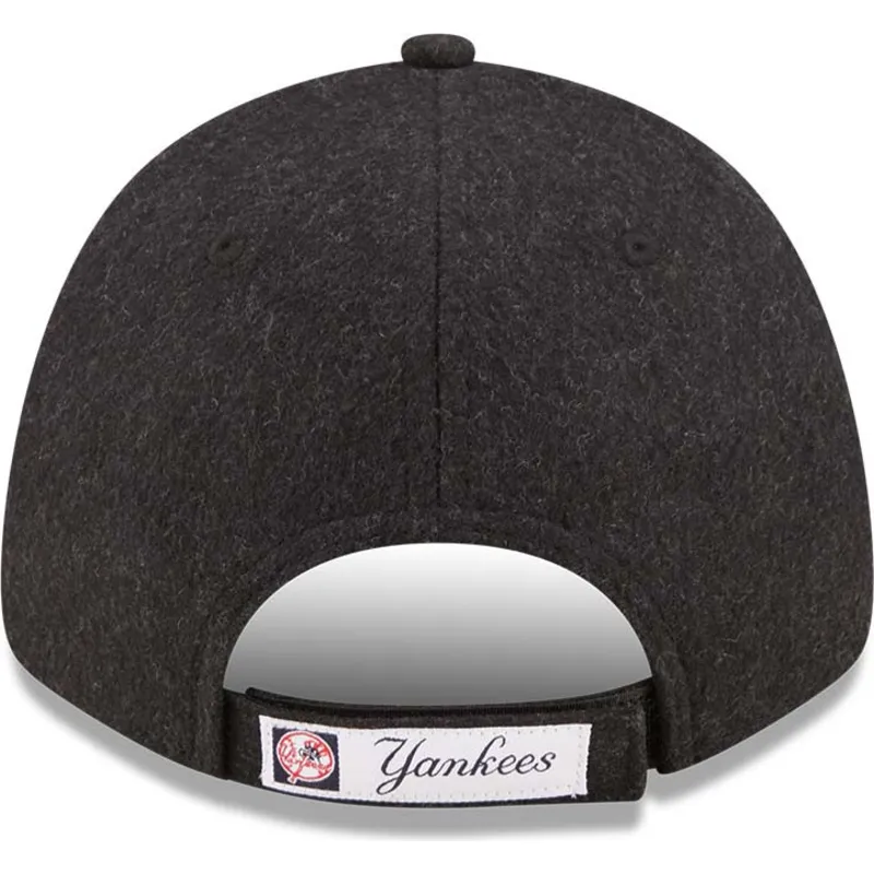 kepure-islenkta-juoda-reguliuojamas-9forty-the-league-melton-wool-new-york-yankees-mlb-new-era