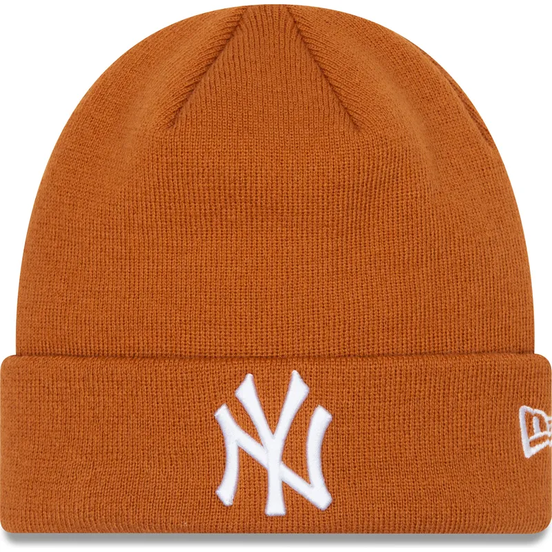 brazowa-czapka-league-essential-cuff-new-york-yankees-mlb-new-era