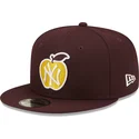 kepure-plokscia-raudona-snapback-9fifty-ny-apple-new-york-yankees-mlb-new-era