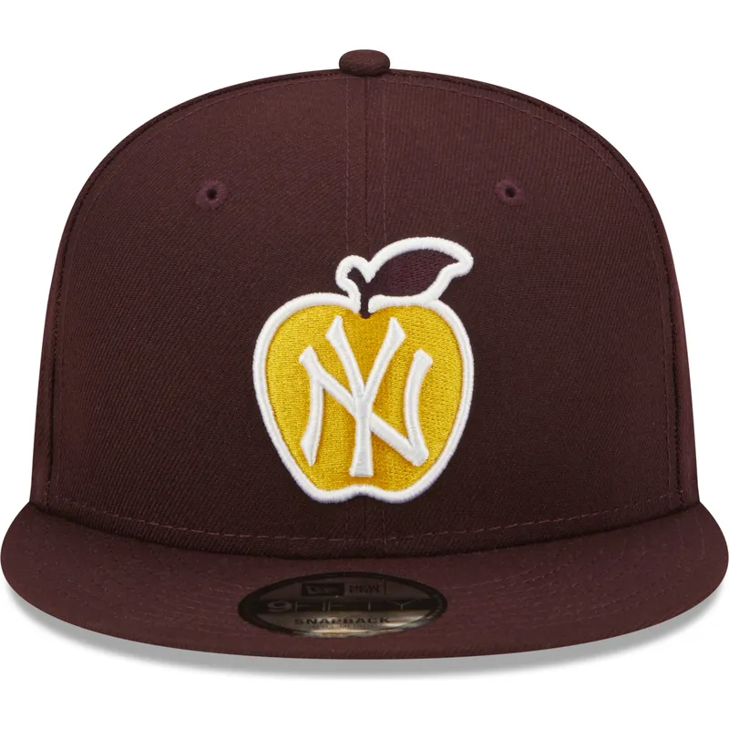 kepure-plokscia-raudona-snapback-9fifty-ny-apple-new-york-yankees-mlb-new-era