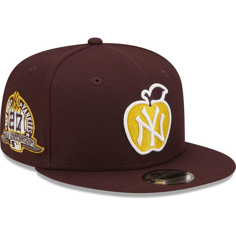 kepure-plokscia-raudona-snapback-9fifty-ny-apple-new-york-yankees-mlb-new-era