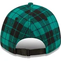 ciemnozielona-regulowana-czapka-z-zakrzywionym-daszkiem-z-czarnym-logo-9forty-plaid-los-angeles-dodgers-mlb-od-new-era