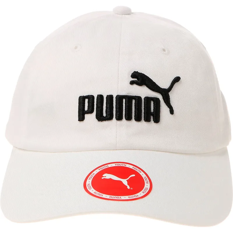 biala-zakrzywiona-czapka-z-regulacja-dla-dzieci-essentials-od-puma