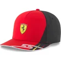 kepure-islenkta-raudona-snapback-sf-carlos-sainz-ferrari-formula-1-puma