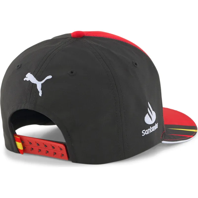 kepure-islenkta-raudona-snapback-sf-carlos-sainz-ferrari-formula-1-puma