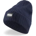 ciemnoniebieska-czapka-ribbed-classic-cuff-marki-puma