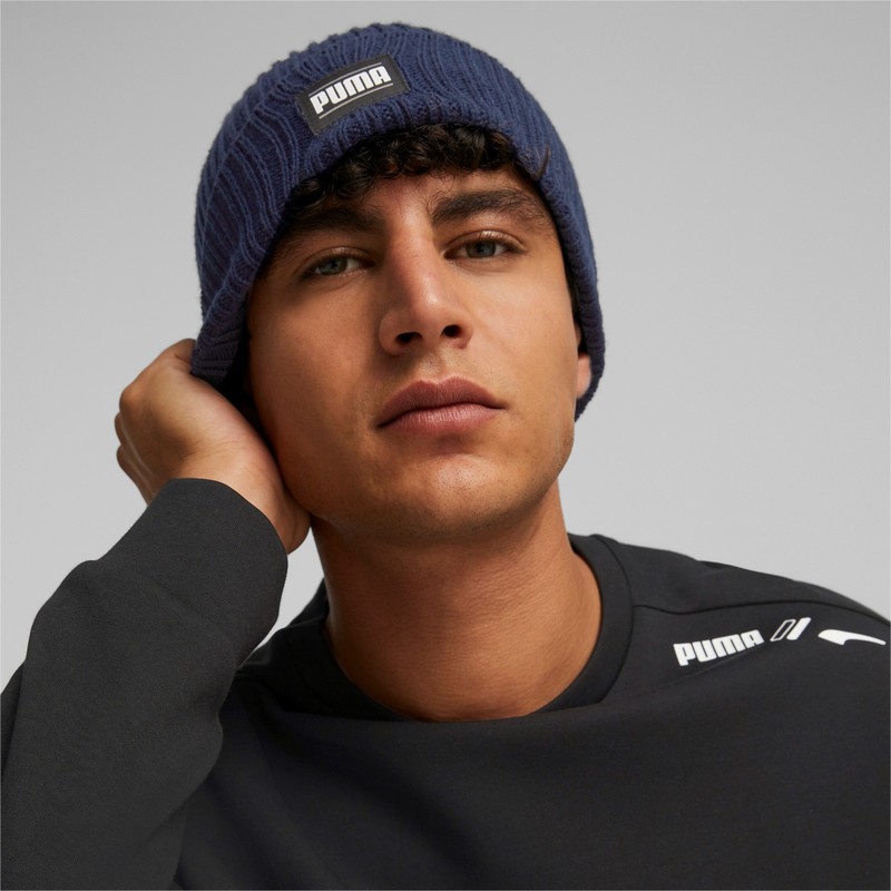 puma-ribbed-classic-cuff-navy-blue-beanie