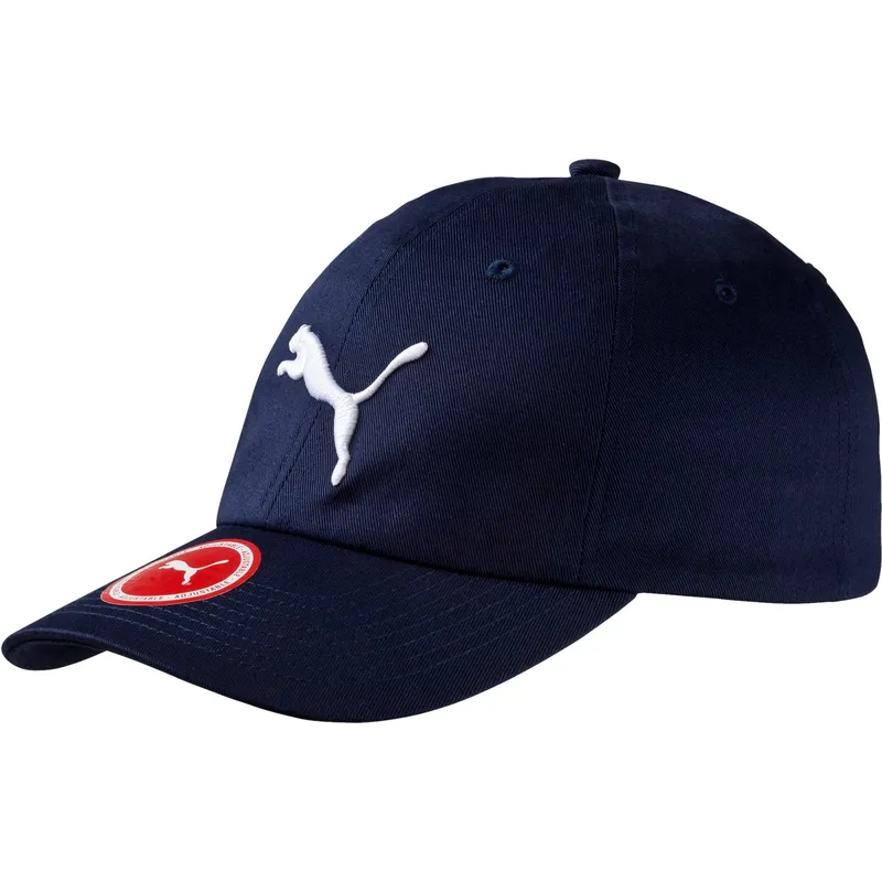 kepure-islenkta-tamsiai-melyna-reguliuojamas-essentials-puma kepure-islenkta-tamsiai-melyna-reguliuojamas-essentials-puma
