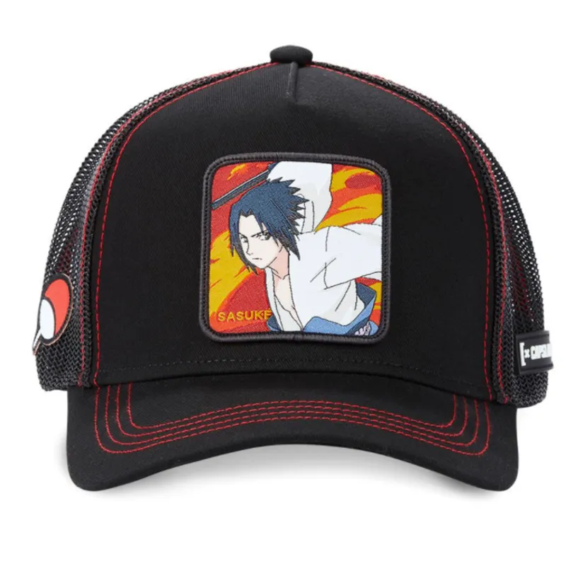 kepure-islenkta-juoda-snapback-fir2-sasuke-uchiha-naruto-capslab kepure-islenkta-juoda-snapback-fir2-sasuke-uchiha-naruto-capslab