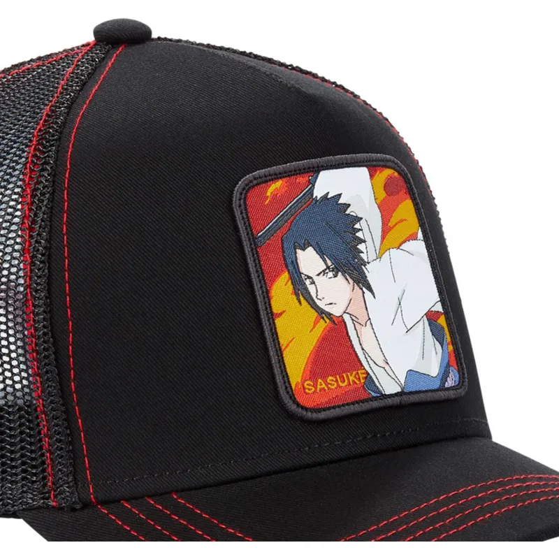 kepure-islenkta-juoda-snapback-fir2-sasuke-uchiha-naruto-capslab kepure-islenkta-juoda-snapback-fir2-sasuke-uchiha-naruto-capslab