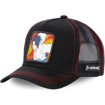 Gorra trucker negra Sasuke Uchiha FIR2 Naruto de Capslab