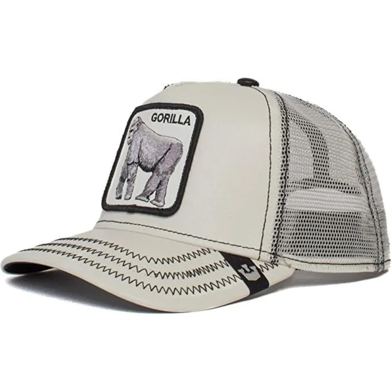 kepure-islenkta-balta-snapback-gorilla-band-boss-the-farm-goorin-bros