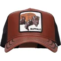 kepure-islenkta-ruda-snapback-buffalo-caulk-the-wagon-the-farm-goorin-bros