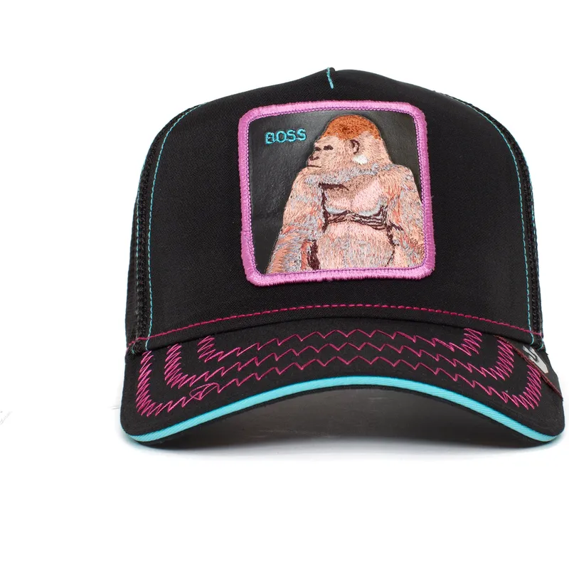 kepure-islenkta-juoda-snapback-boss-barrel-boss-the-farm-goorin-bros