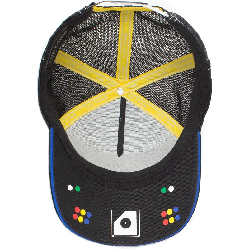 kepure-islenkta-juoda-snapback-big-mouth-puck-yeah-the-farm-goorin-bros