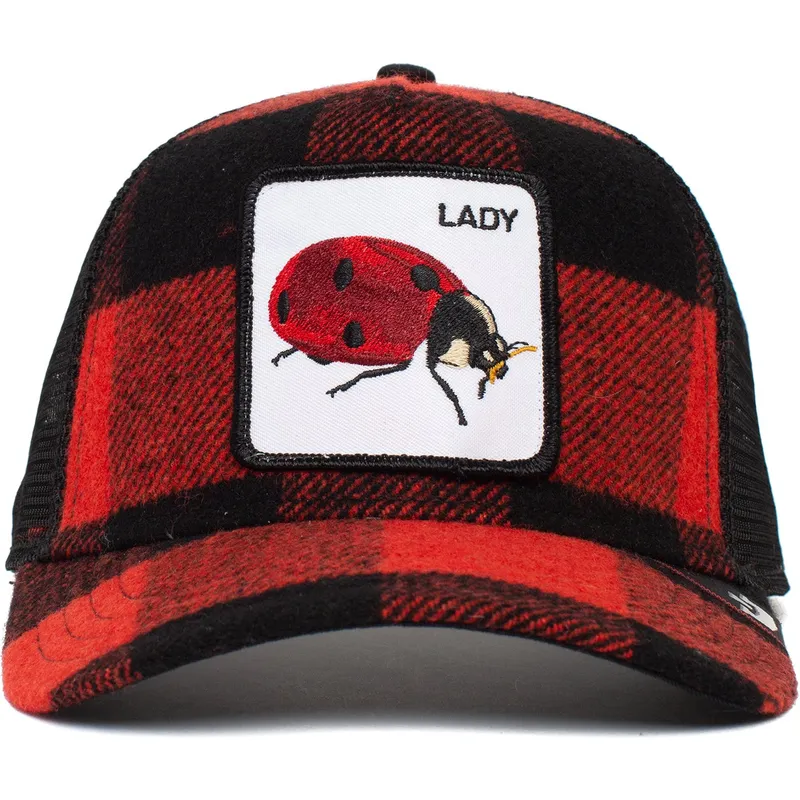 kepure-islenkta-raudona-snapback-lady-plaidy-bug-the-farm-goorin-bros kepure-islenkta-raudona-snapback-lady-plaidy-bug-the-farm-goorin-bros