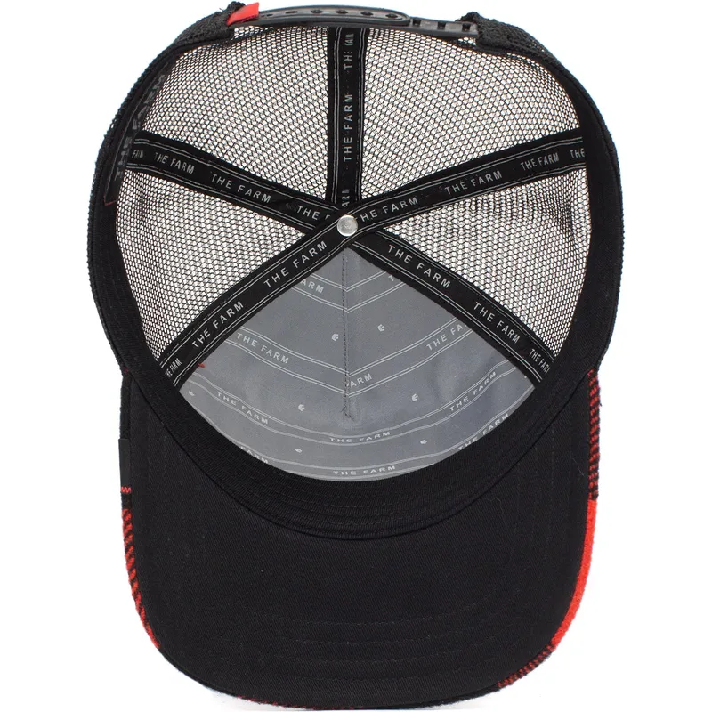 kepure-islenkta-raudona-snapback-lady-plaidy-bug-the-farm-goorin-bros kepure-islenkta-raudona-snapback-lady-plaidy-bug-the-farm-goorin-bros