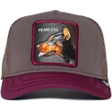 czapka-trucker-szara-i-bordowa-z-dobermanem-fearless-true-true-the-farm-od-goorin-bros