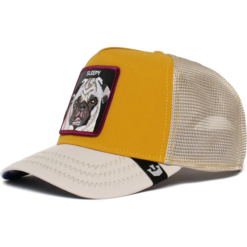 kepure-islenkta-geltona-snapback-sleepy-nap-life-the-farm-goorin-bros