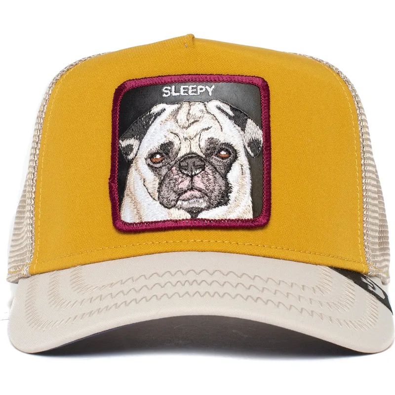kepure-islenkta-geltona-snapback-sleepy-nap-life-the-farm-goorin-bros