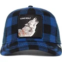 czapka-trucker-niebiesko-czarna-wilk-lone-wolf-code-blue-the-farm-od-goorin-bros