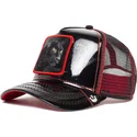 kepure-islenkta-juoda-snapback-black-panther-power-forever-patent-leather-the-farm-goorin-bros