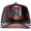 kepure-islenkta-juoda-snapback-black-panther-power-forever-patent-leather-the-farm-goorin-bros
