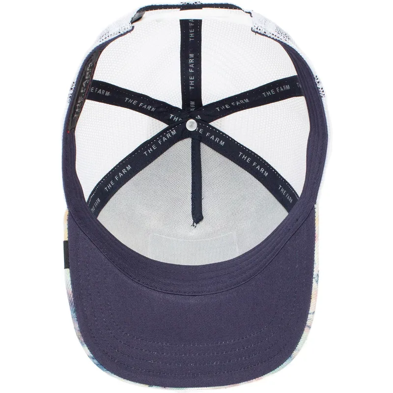 kepure-islenkta-balta-snapback-shark-tie-dye-the-farm-goorin-bros kepure-islenkta-balta-snapback-shark-tie-dye-the-farm-goorin-bros