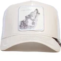 biala-czapka-trucker-z-wilkiem-lone-wolf-big-white-patent-leather-the-farm-od-goorin-bros