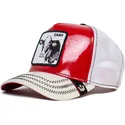 kepure-islenkta-raudona-snapback-cash-golden-calf-patent-leather-the-farm-goorin-bros