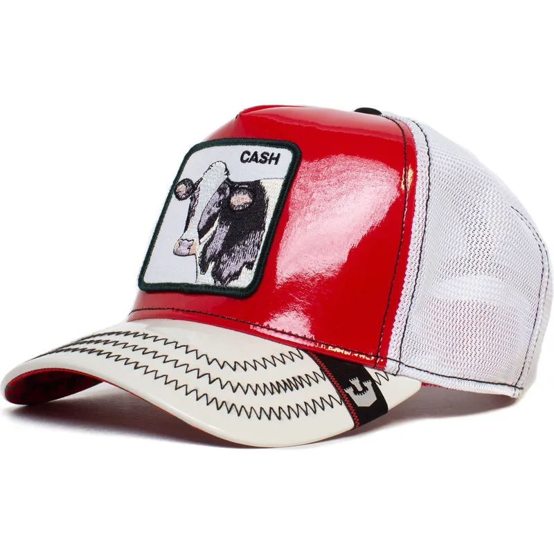 kepure-islenkta-raudona-snapback-cash-golden-calf-patent-leather-the-farm-goorin-bros kepure-islenkta-raudona-snapback-cash-golden-calf-patent-leather-the-farm-goorin-bros