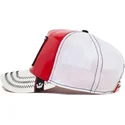 kepure-islenkta-raudona-snapback-cash-golden-calf-patent-leather-the-farm-goorin-bros
