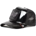 czarna-czapka-trucker-z-owca-black-sheep-big-black-patent-leather-the-farm-od-goorin-bros