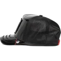 kepure-islenkta-juoda-snapback-black-sheep-big-black-patent-leather-the-farm-goorin-bros