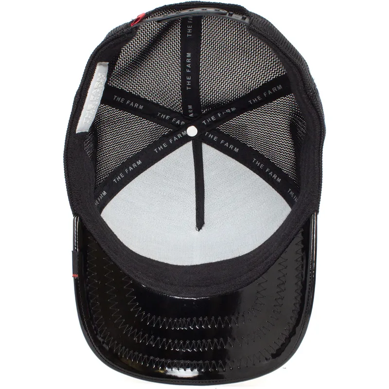 kepure-islenkta-juoda-snapback-black-sheep-big-black-patent-leather-the-farm-goorin-bros
