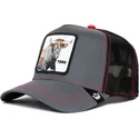 czarna-czapka-trucker-z-odblaskowym-bykiem-the-farm-od-goorin-bros