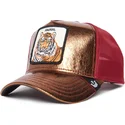 czapka-trucker-pomaranczowo-czerwona-z-tygrysem-spotlight-metallic-the-farm-od-goorin-bros