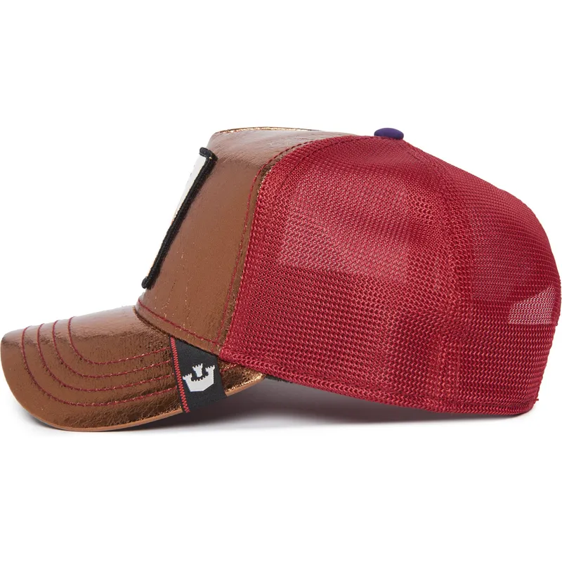 kepure-islenkta-oranzine-snapback-spotlight-metallic-the-farm-goorin-bros kepure-islenkta-oranzine-snapback-spotlight-metallic-the-farm-goorin-bros