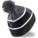 puma-black-and-grey-beanie-with-pompom